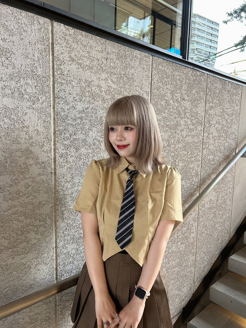 ネクタイ付きシャツ | GR2242512 | ベージュ