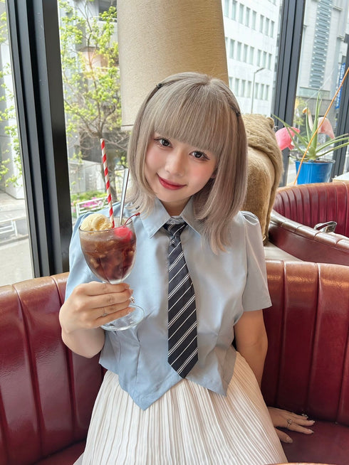 ネクタイ付きシャツ | GR2242512 | ブルー