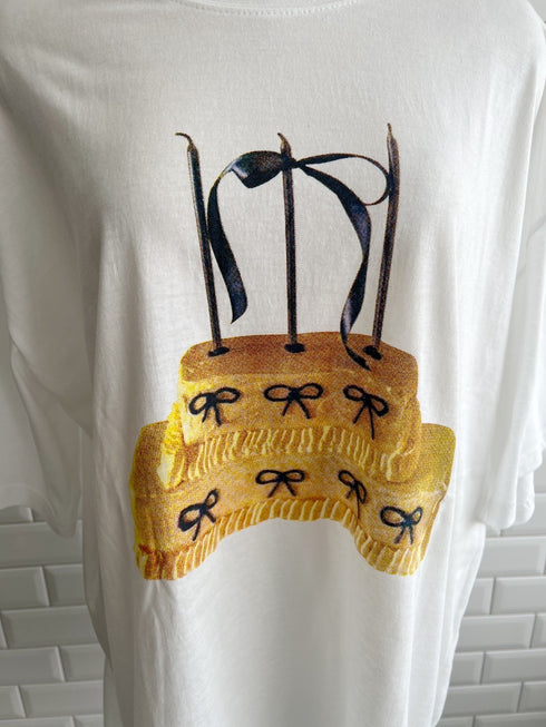 ribbon cake tee | SL2241601 | ブラック