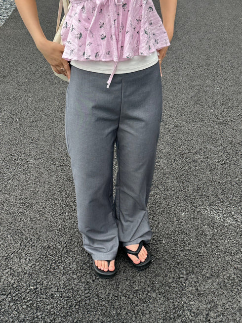 取り外し可能スカートパンツ | SL2241672 | グレー