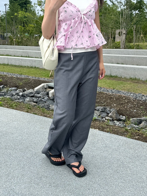 取り外し可能スカートパンツ | SL2241672 | グレー