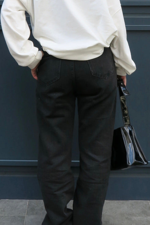 ウエストホックハイウエストデニム | IT2243409 | グレー