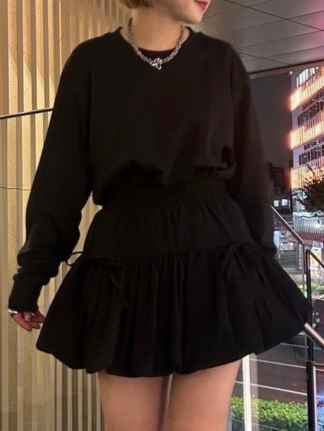 リボンバルーンスカート | IT2242418 | ブラック