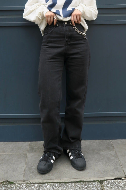 ウエストホックハイウエストデニム | IT2243409 | グレー