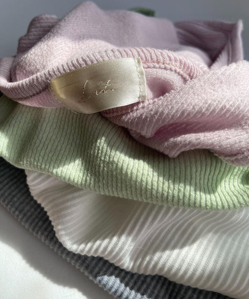 リブホルターネックトップス | LT2213019 | グレー