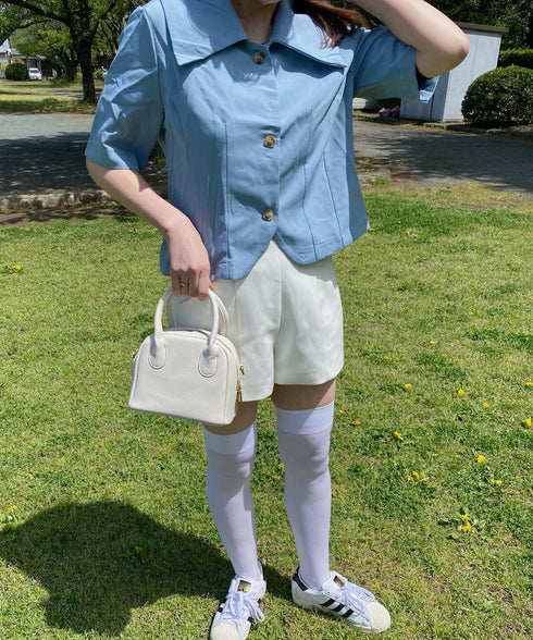 ブルー半袖シャツ | MY-2212114 | ブルー