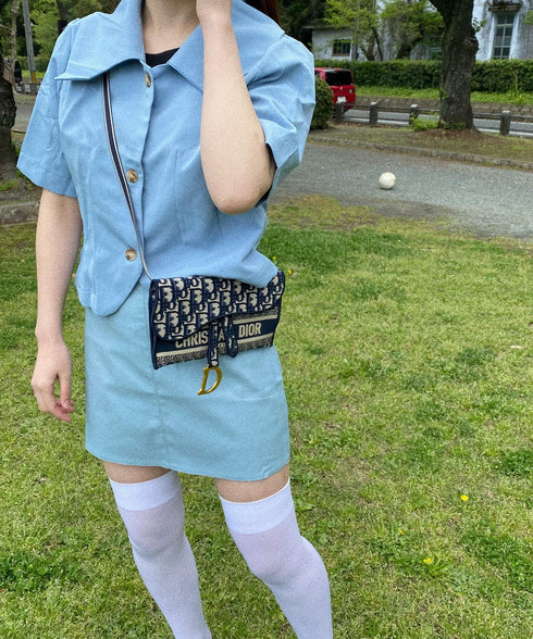 ブルー半袖シャツ | MY-2212114 | ブルー