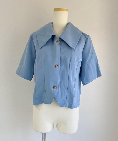 ブルー半袖シャツ | MY-2212114 | ブルー