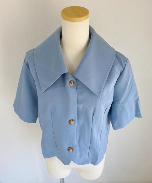 ブルー半袖シャツ | MY-2212114 | ブルー