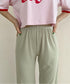 リラックスリブワイドパンツ | SL2222783 | グリーン
