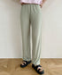 リラックスリブワイドパンツ | SL2222783 | グリーン