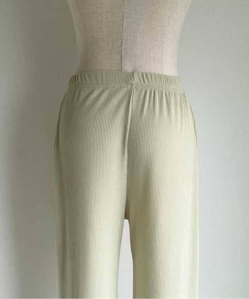 リラックスリブワイドパンツ | SL2222783 | グリーン