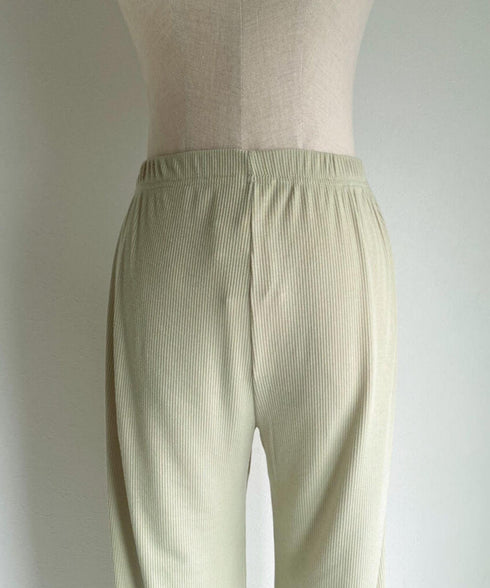 リラックスリブワイドパンツ | SL2222783 | グリーン