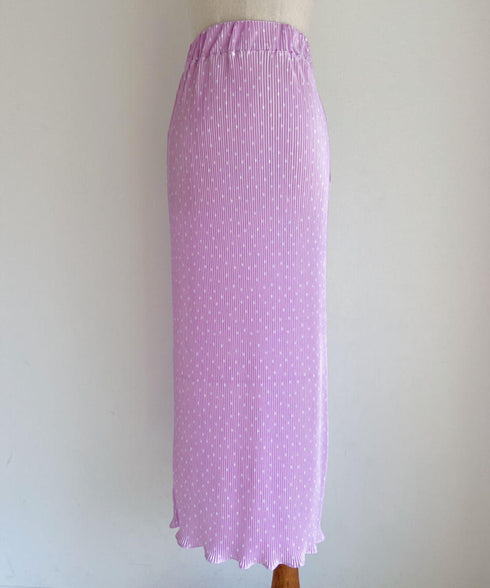 ドットプリーツロングスカート | SL2222789 | ピンク