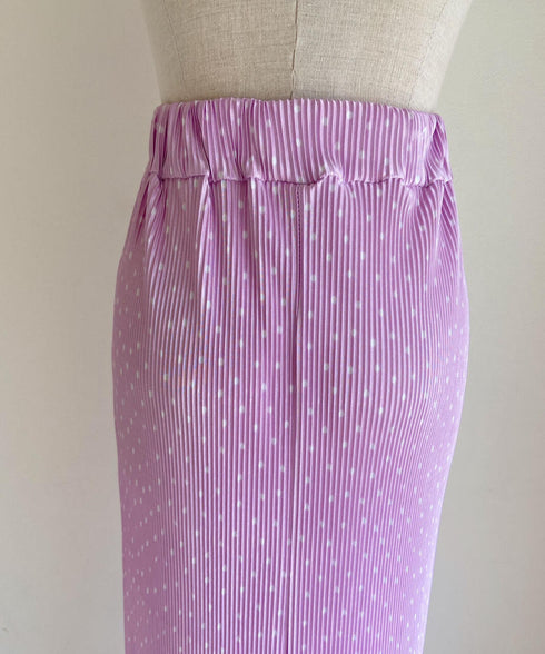 ドットプリーツロングスカート | SL2222789 | ピンク