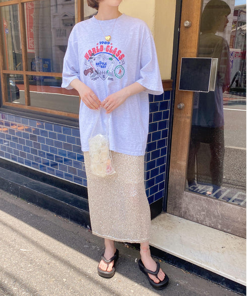 キラキラロングスカート | SL2231648 | ライトベージュ