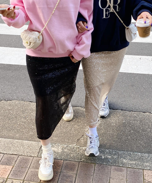 キラキラロングスカート | SL2231648 | ライトベージュ