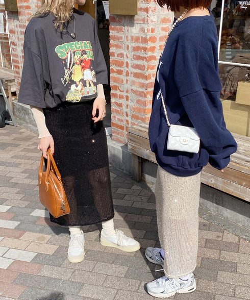 キラキラロングスカート | SL2231648 | ライトベージュ