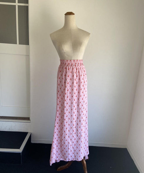 小花柄フレアロングスカート | SL2232723 | ホワイト