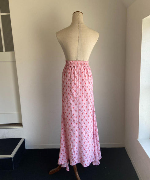 小花柄フレアロングスカート | SL2232723 | ホワイト