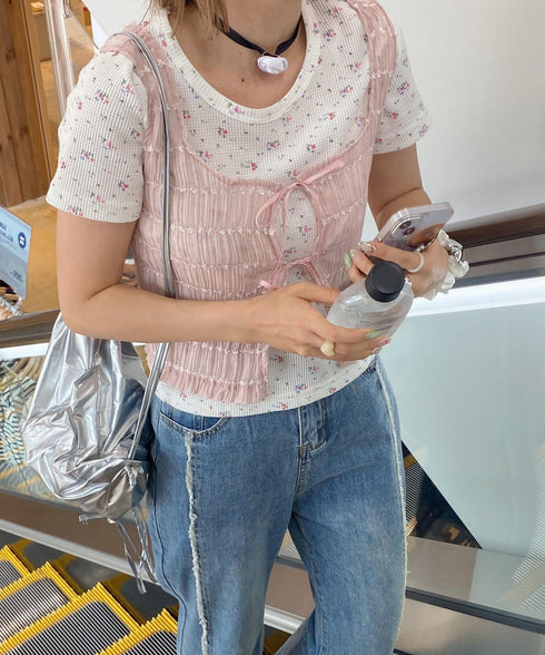 リボンシアーキャミソール | SL2233625 | アイボリー