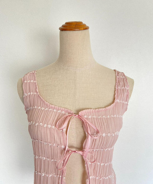 リボンシアーキャミソール | SL2233625 | アイボリー