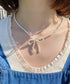 pearl ribbon necklace | SL4231611 | アイボリー