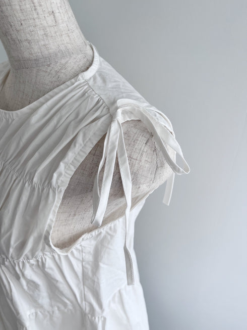 ショルダーリボンミニワンピース | SL2241671 | ホワイト