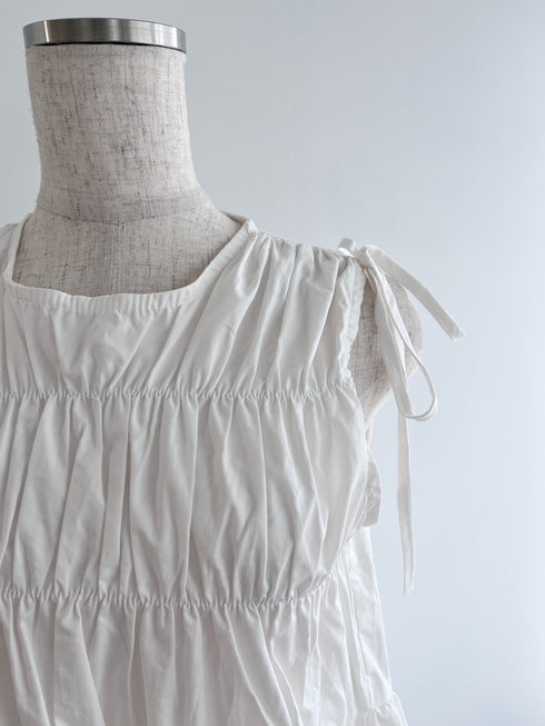 ショルダーリボンミニワンピース | SL2241671 | ホワイト