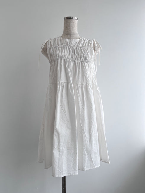 ショルダーリボンミニワンピース | SL2241671 | ホワイト