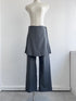 取り外し可能スカートパンツ | SL2241672 | グレー