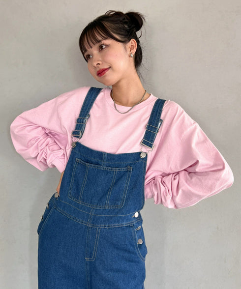 GILDAN(ギルダン) /ベーシック ロングスリーブ Tシャツ コットン ビッグシルエット オーバーサイズ サイズカラバリ豊富 長袖 ロンT 6.0オンス | 2193062 | ライトピンク
