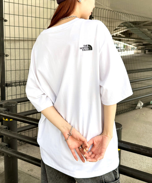 THE NORTH FACE(ザ・ノースフェイス)/ビッグロゴ プリント バンダナ 半袖 Tシャツ/M'S BANDANA S/S R/TEE | IM2251068 | ホワイト