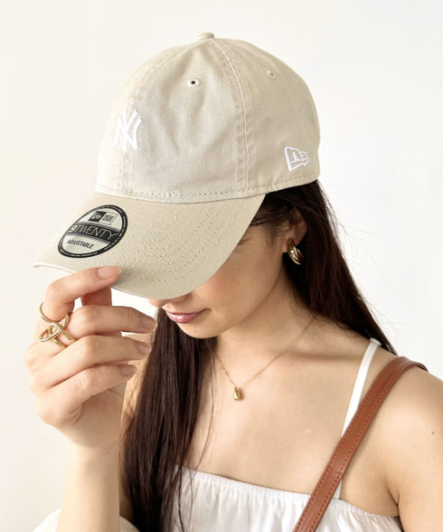 【NEW ERA】ニューエラ キャップ 9TWENTY MLB NY YANKEES MINI LOGO CAP ニューヨークヤンキース 帽子 | 5192005 | サンドベージュ