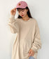 GILDAN(ギルダン) /ベーシック ロングスリーブ Tシャツ コットン ビッグシルエット オーバーサイズ サイズカラバリ豊富 長袖 ロンT 6.0オンス | 2193062 | ベージュ