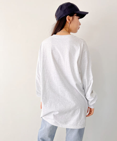 GILDAN(ギルダン) /ベーシック ロングスリーブ Tシャツ コットン ビッグシルエット オーバーサイズ サイズカラバリ豊富 長袖 ロンT 6.0オンス | 2193062 | アッシュグレー