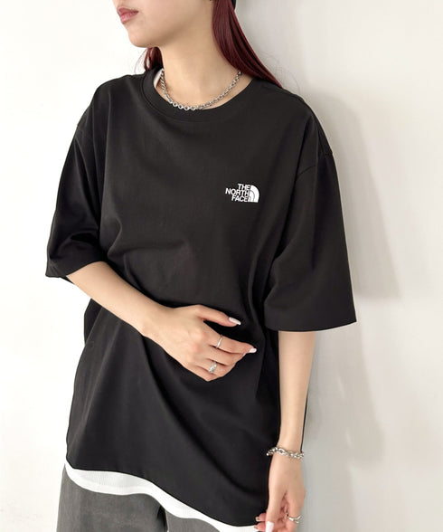 THE NORTH FACE(ザ・ノースフェイス)/ビッグロゴ プリント バンダナ 半袖 Tシャツ/M'S BANDANA S/S R/TEE | IM2251068 | ブラック