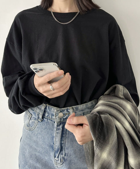 GILDAN(ギルダン) /ベーシック ロングスリーブ Tシャツ コットン ビッグシルエット オーバーサイズ サイズカラバリ豊富 長袖 ロンT 6.0オンス | 2193062 | ブラック