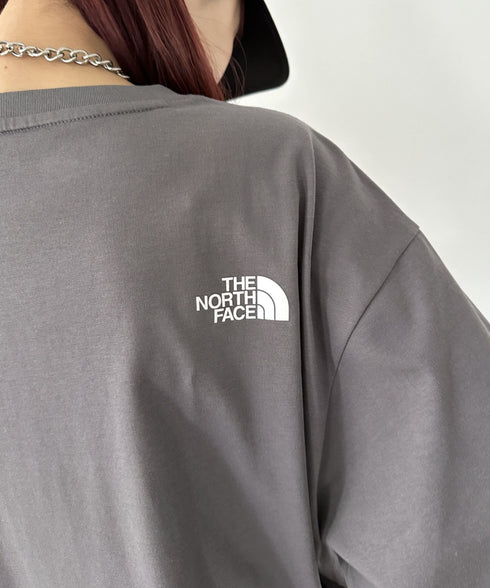 THE NORTH FACE(ザ・ノースフェイス)/ビッグロゴ プリント バンダナ 半袖 Tシャツ/M'S BANDANA S/S R/TEE | IM2251068 | グレー