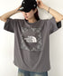 THE NORTH FACE(ザ・ノースフェイス)/ビッグロゴ プリント バンダナ 半袖 Tシャツ/M'S BANDANA S/S R/TEE | IM2251068 | グレー