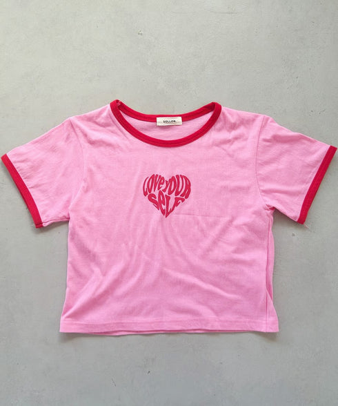 ハートリンガーショートTシャツ | SL2233620 | ピンク