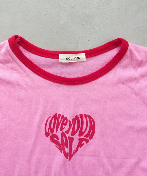 ハートリンガーショートTシャツ | SL2233620 | ピンク