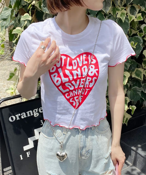 ハートメロウショートTシャツ | SL2233619 | ホワイト