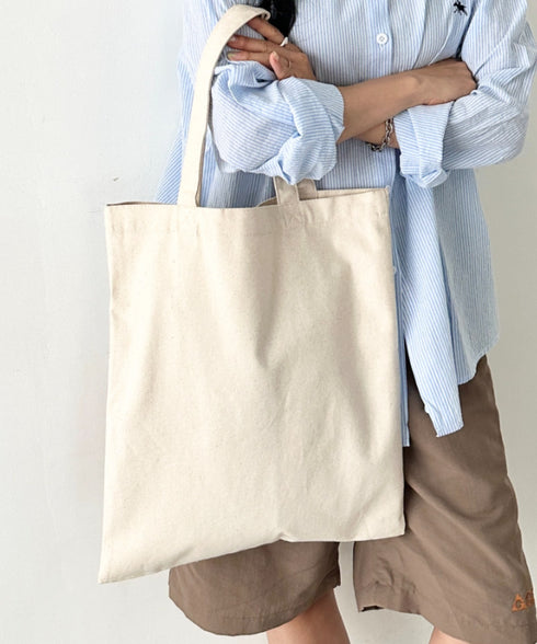 【NEWTRAL(ニュートラル)】/無地トート PC・A4収納 コットン100% エコバッグ/101 Basic Tote Bag Lサイズ | IM1262092 | ナチュラル