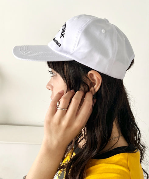 NEWYORKフロント刺繍ロゴキャップ | WR6233002 | ホワイト