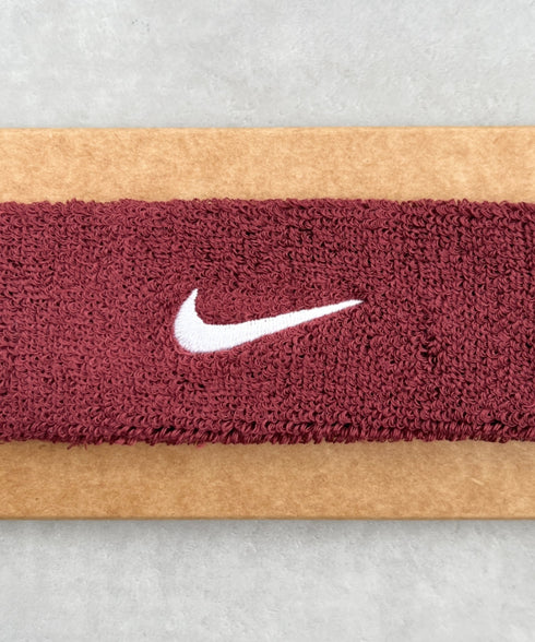 NIKE(ナイキ)/スウッシュ 刺繍 無地 ヘアバンド ヘッドバンド | IL4212003 | ワイン