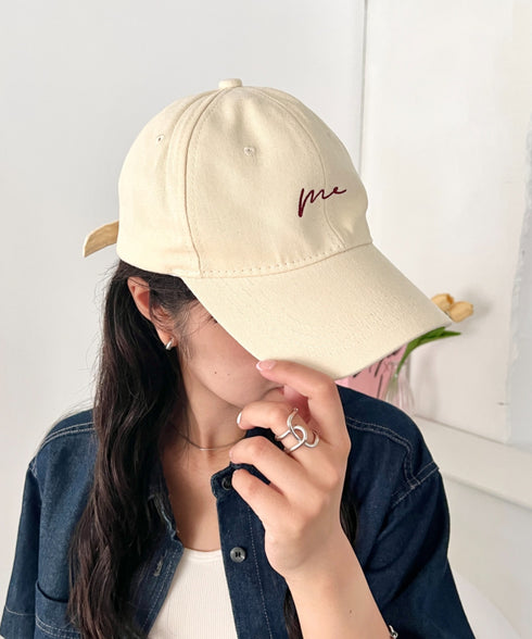 フロント刺繍ロゴキャップ | WR5265060 | アイボリー