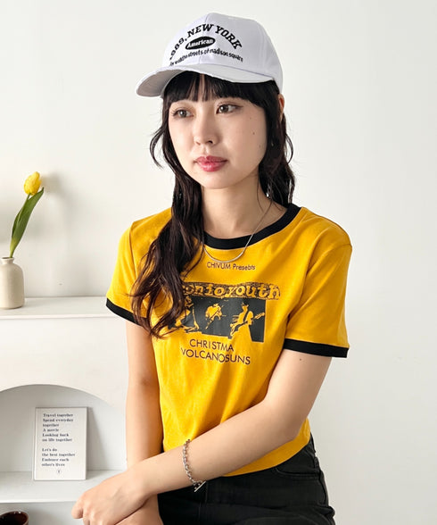 NEWYORKフロント刺繍ロゴキャップ | WR6233002 | ホワイト