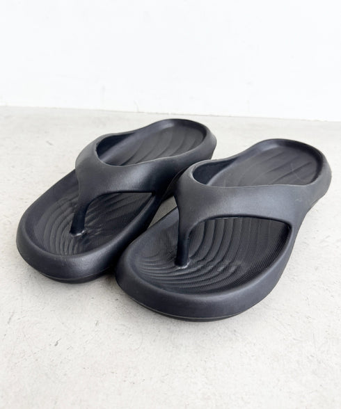 軽量 クッションソールビーチサンダル トングサンダル | WR3262002 | ブラック