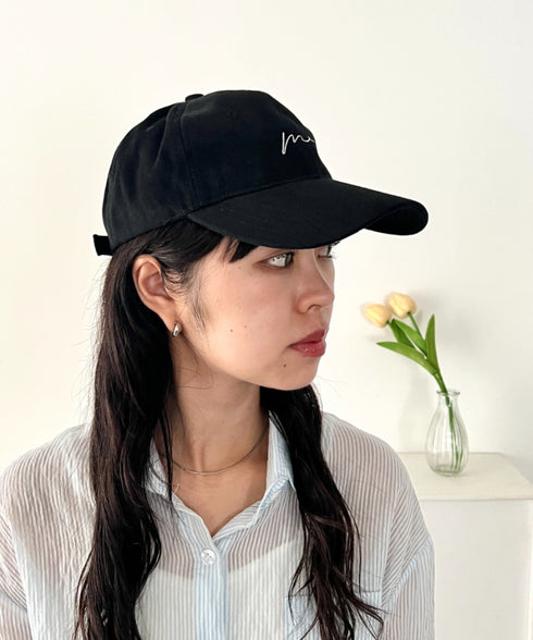 フロント刺繍ロゴキャップ | WR5265060 | ブラック
